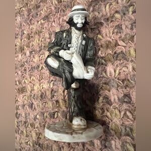 Emmett Kelly Jr "A Hole in the Sole" Clown Miniature Collection by Flambro 2005